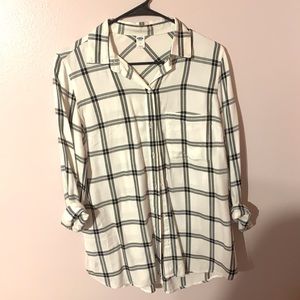 Flannel button up shirt
